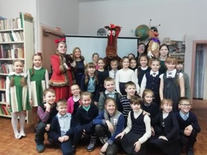 Великолукские школьники приняли участие в занятии, посвященном Ивану Крылову